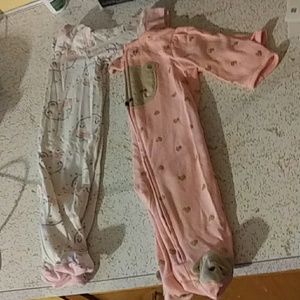 Baby girl 0-3 month pajamas